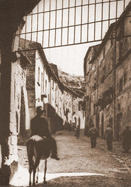 la Cava da Porta Maggiore in una foto degli anni '20